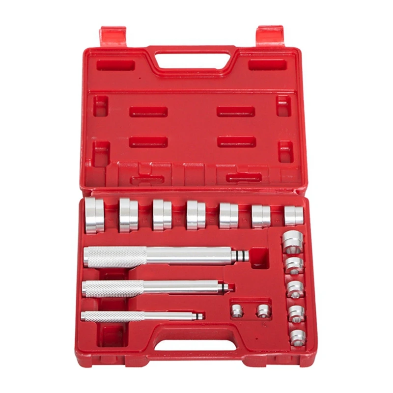 

ELEG-17PCS Bearing Race ; Seal Driver Master Tool Set Aluminum Wheel Axle Set NEW
