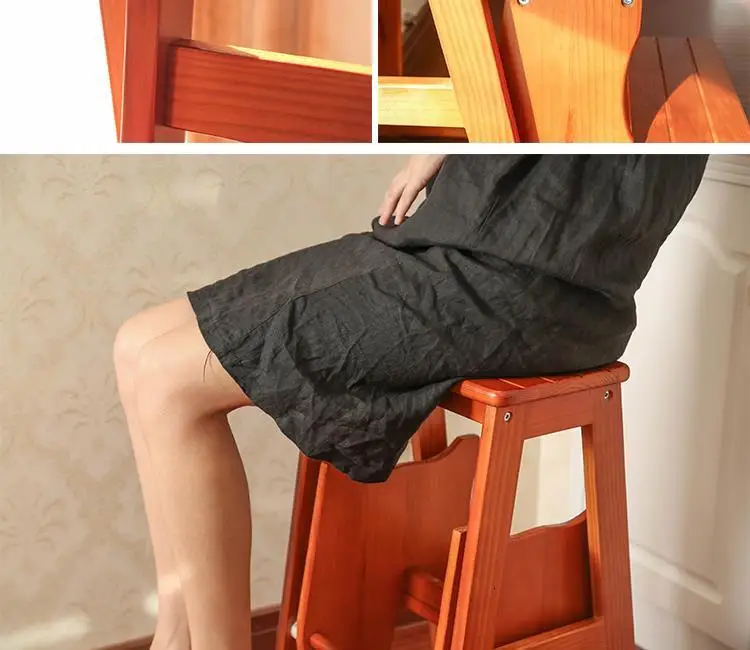 Детский табурет для ванной комнаты Sgabelli Cucina Scaletta Legno Merdiven Stepladder Chair Escabeau