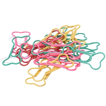 

Metal Paper Clips 24 Pieces in PVC Box Bone