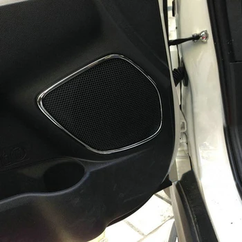 

Car Accessories For Mitsubishi ASX Outlander Sport RVR 2013-2019 Chrome Side Door Speaker Audio Ring Cover trim