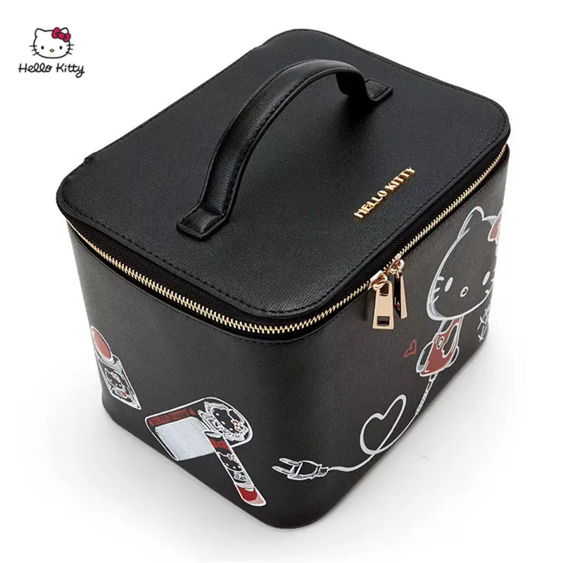 HELLO KITTY модная повседневная сумка портативный большой емкости дамская сумочка для хранения косметики сумка PU материал HK-TT056