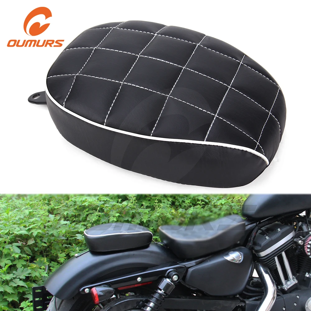 OUMURS заднее сиденье для мотоцикла Harley Sportster XL1200 XL883 Forty Eight seveny Two Iron 883|Сиденья и