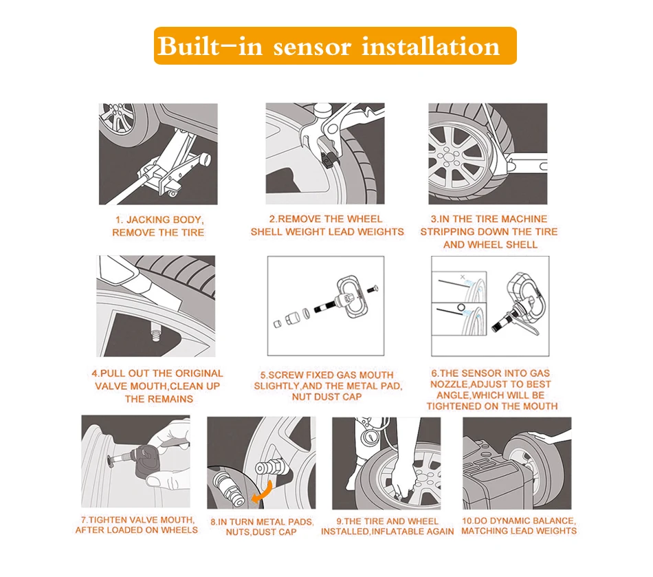 Internal sensor Installation
