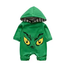 Новинка для новорожденных и малышей, для маленьких детей милые для мальчиков и девочек «глаза монстрика», толстовки с капюшоном и принтом комбинезон высокого качества комбинезон с капюшоном, одежда для детей возрастом от 3 до 18 месяцев м