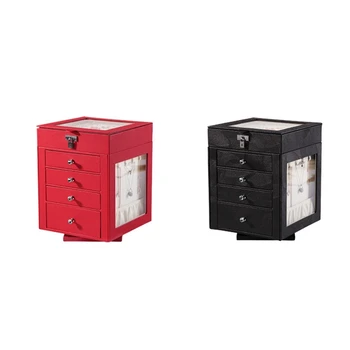 

Men and Women 360 Degree Rotating Cosmetic Storage Box Multifunctional Cosmetic Storage Box