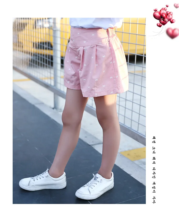 Girls Butterfly Shorts Girls Shorts Summer New Kind of Girls Korean Version Loose Pants Tide