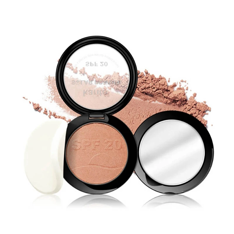 Pressed Powder Highlighter Concealer Oil-control Waterproof Smudge-proof Long Lasting Blush Face Powder Pallete