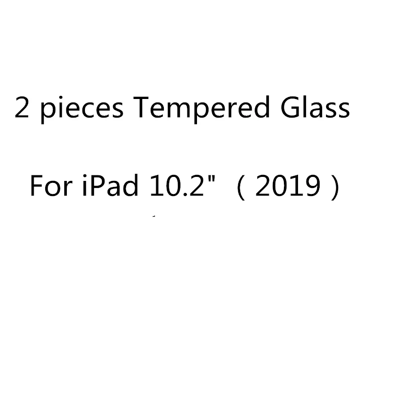 2 шт. Премиум Экран протектор для iPad 10,2 5 6 iPad Air iPad Pro 9,7 10,5 11 закаленное Стекло Защитная пленка для iPad Mini 1 2 3 4 5 - Цвет: 2pcs For iPad 10.2