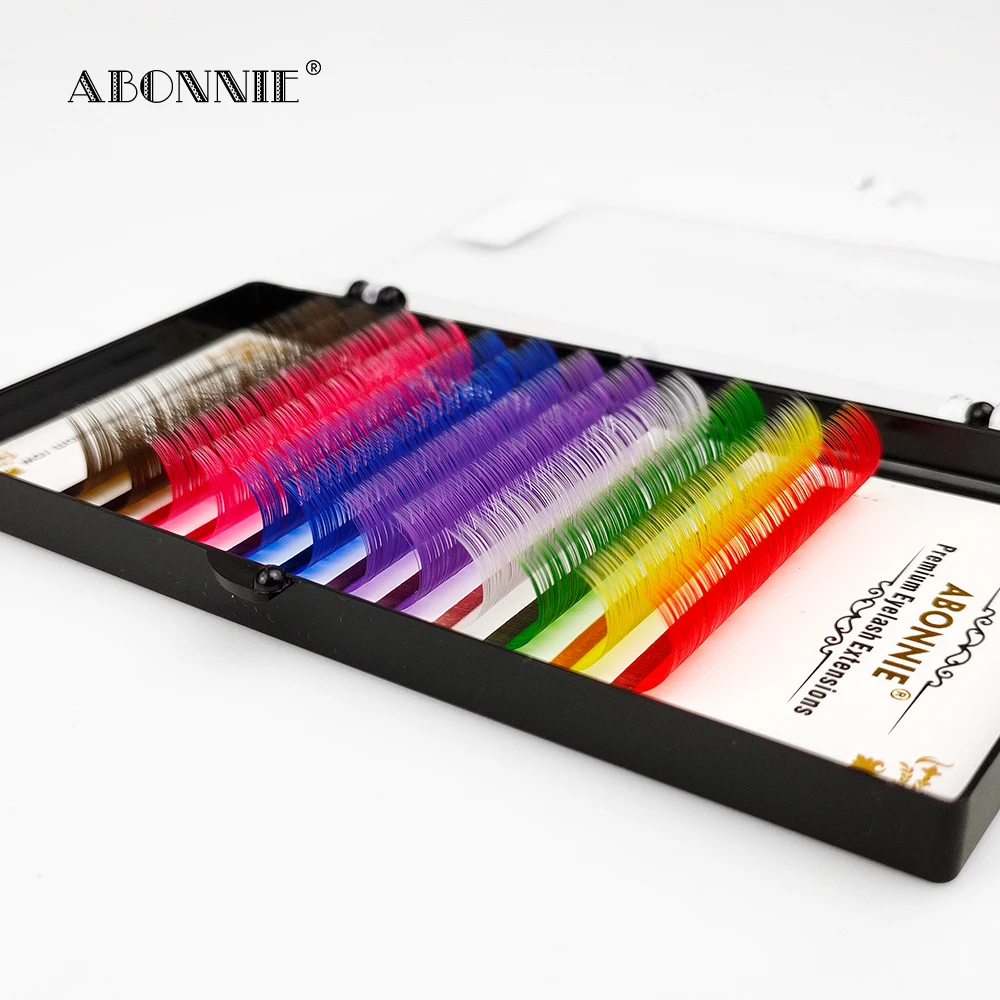 Abonnie Lashes Supplies Individual Premium Cashmere 0.07 Luxury 10-15mm Traditional Volume Lash Extensions | Красота и здоровье