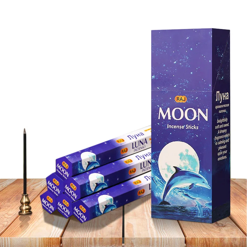 Индийская палочка T Blue MOON для благовоний ароматизатор комнаты 3/4 трубы буддийские