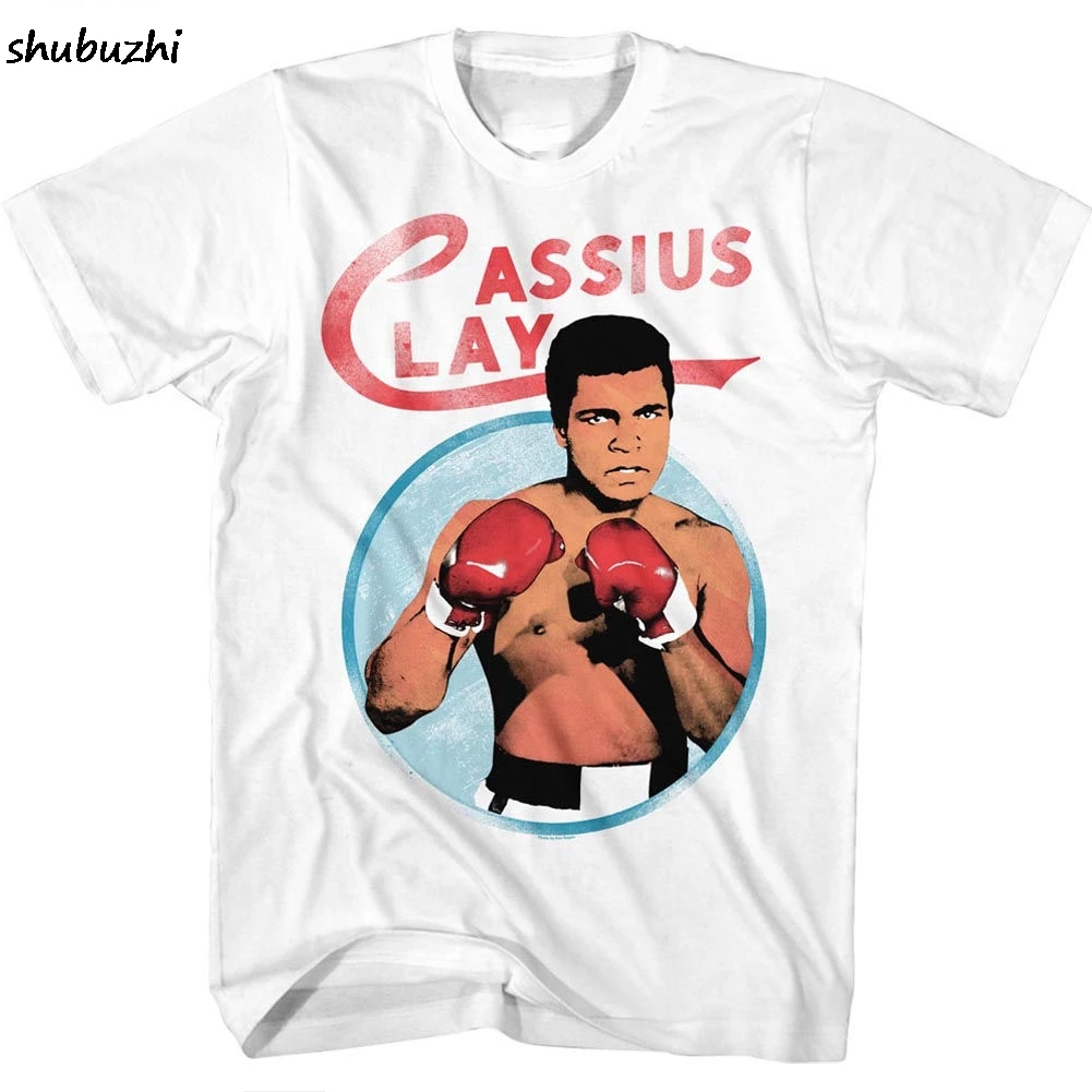 

Muhammad Ali Boxing T-Shirt Mens CASSIUS CLAY in Sizes S - 5XL 100% Cotton men summer tshirt male cotton t-shirts euro size