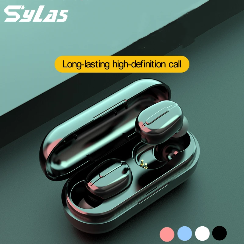 Беспроводные наушники Sylas TWS Bluetooth 5 0 с шумоподавлением стерео бас