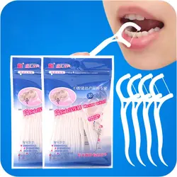 Hygiene Care Dental Floss Pick Toothpicks Interdental Brush Tooth Cleaning Dental Floss Stick Teeth Stick Dental Floss
