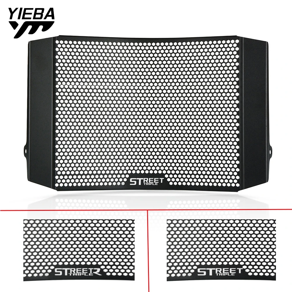 

Motorcycle Radiator Grille Grill Protective Guard Cover For Triumph Street Triple R StreetTriple 2007 2008 2010 2011 2012 2013