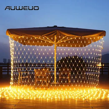 

LED Mesh Fairy Light Chain Wedding Party Decoration Garden Lamp Net Garland Sprinkle Christmas Day Light String