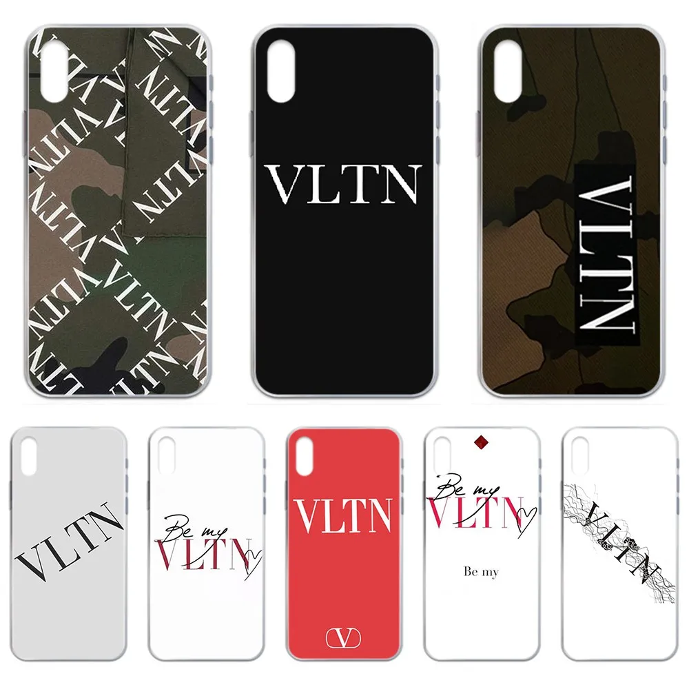 

Luxury brand Italy VLTN coque Transparent Phone Case cover For iphone 4 4S 5 5C 5S 6 6S PLUS 7 8 X XR XS 11 PRO SE 2020 MAX