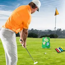Golf Cornhole Game Backyard Golf Training Game Set For Home Use Golf Putt Target Net Foldable Golf Practice Net For Child Adult