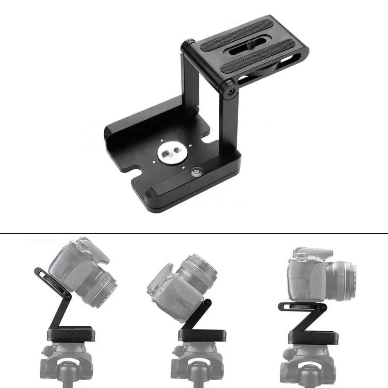 Z-Type Camera Folding Tripod Flexible Pan and Tilt Head Desktop Stand Holder Panoramic OD889