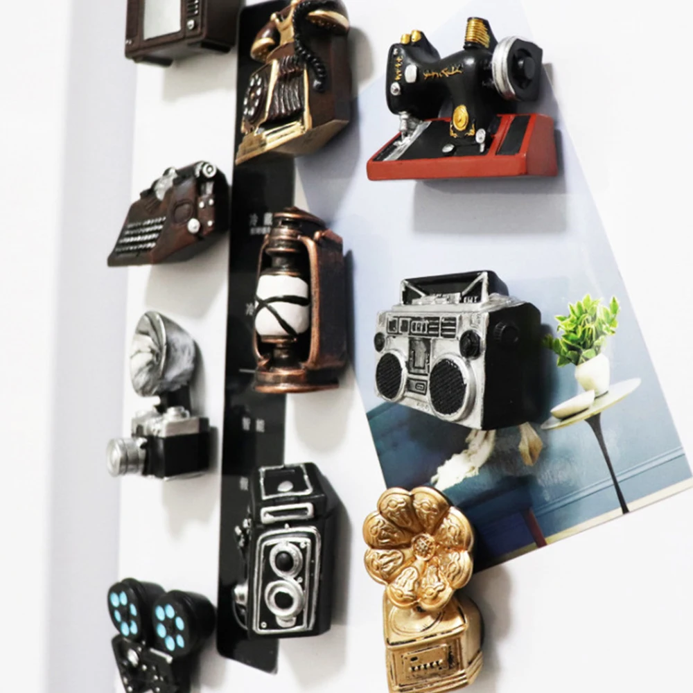 Creative Retro New Product Multi-Style Simulation Home Appliance Refrigerator Sticker Personality Cute Kitchen Decoration_voghion.com