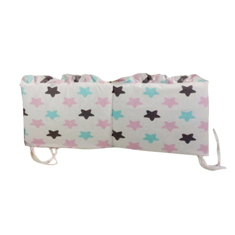 Star 1pcs 2/3/4/6 шт. хлопок, комбинезон для новорожденного защита для кроватки подушки мультфильм детская кровать забор столкновения бампер кроватки детские кроватки бамперы для Постельное белье - Цвет: Star 1pcs