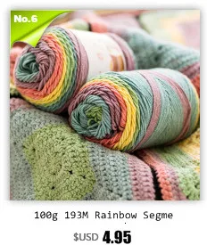 Hot Sale Multi Color Cotton Silk Knitting Yarn Soft Warm Baby Yarn for Hand Knitting thread Supplies 50g/lot