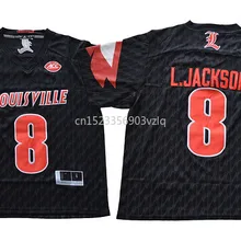 Новое поступление, высокое качество, NCAA Louisville Cardinals L. Jackson#8 Mitchell#45 футболка колледжа, ограниченная серия, майки, S-XXXL