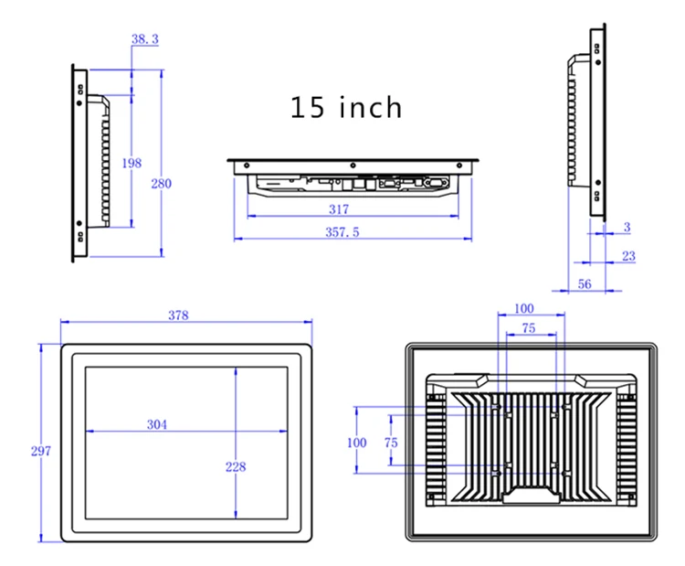 Industrial Panel All-In-One PC: 13.3
