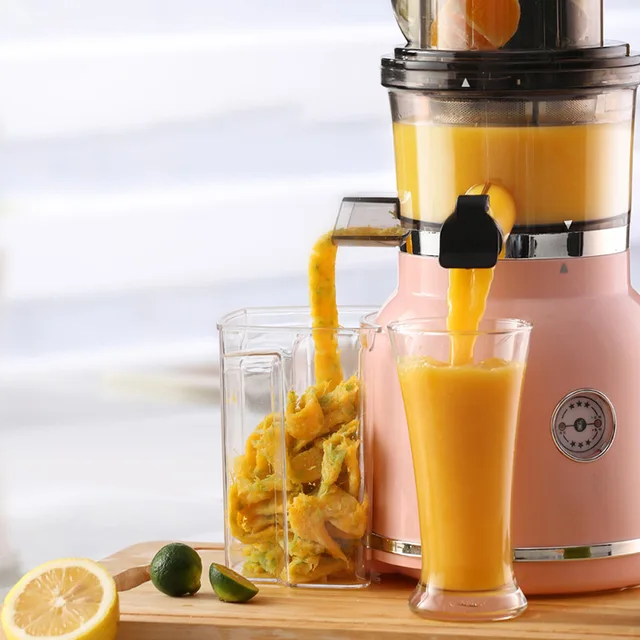 $US $65.64 Intelligent Juicer For Separating Fruit and Vegetable Pulp Cold Press Juice Extractor Wide Chute Masticating Juicer