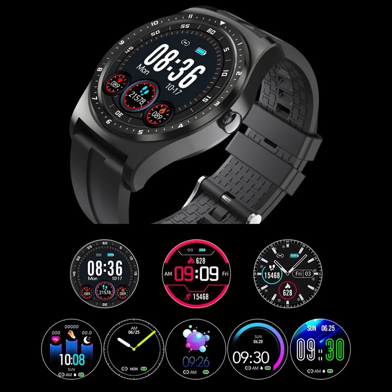 US $150.39 Q69 Smart Watch Heart Rate Blood Pressure Sleep Monitor MultiSport Modes Message Reminder Sport Smart Watch
