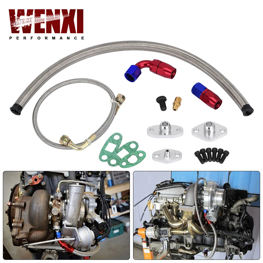 

Комплект возвратной Линии слива масла турбокомпрессора 4AN 10AN для Toyota Supra 1JZ/2JZ 1jzgte 2JZGTE WX-TOL22