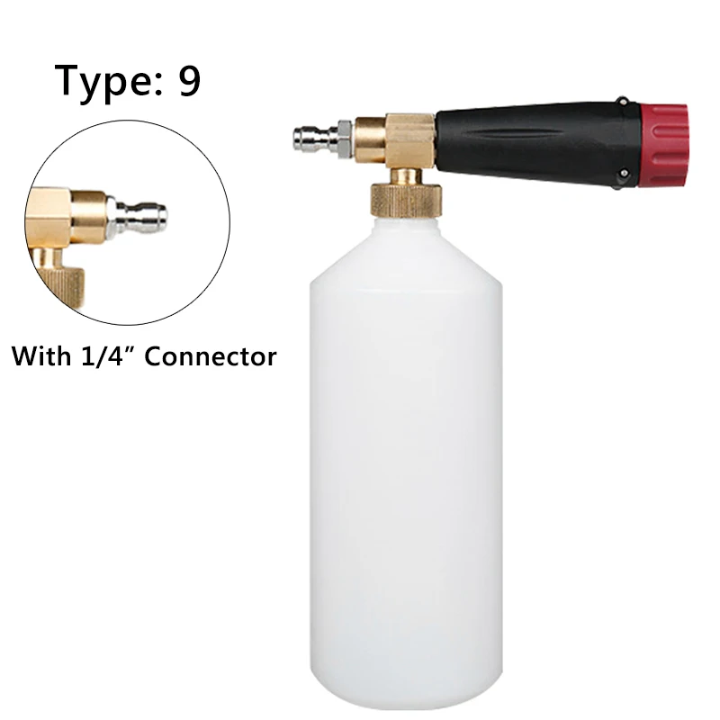 VODOOL High Pressure Foam Gun Car Washer Deep Cleaning Snow Foam Lance Foamer Generator For Karcher K2-K7 Series Cleaning Tool - Цвет: Type 9