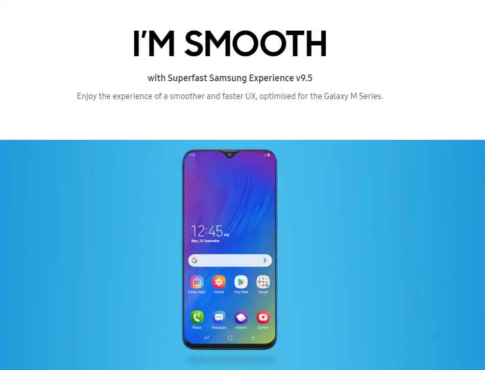 Глобальная версия samsung Galaxy M10 M105F/DS Dual SIM мобильный телефон 3 ГБ ОЗУ 16 Гб/32 Гб ПЗУ 6,2" двойная задняя камера 13MP 5MP телефон