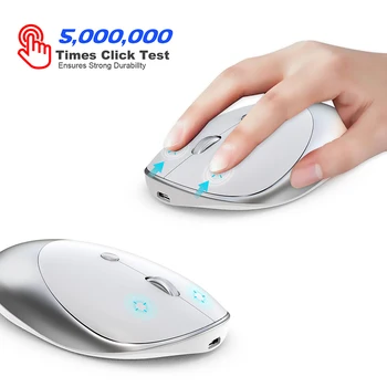 

Wireless Mouse Silent Design Optical Rechargeable Mouse for PC Laptop Bluetooth
