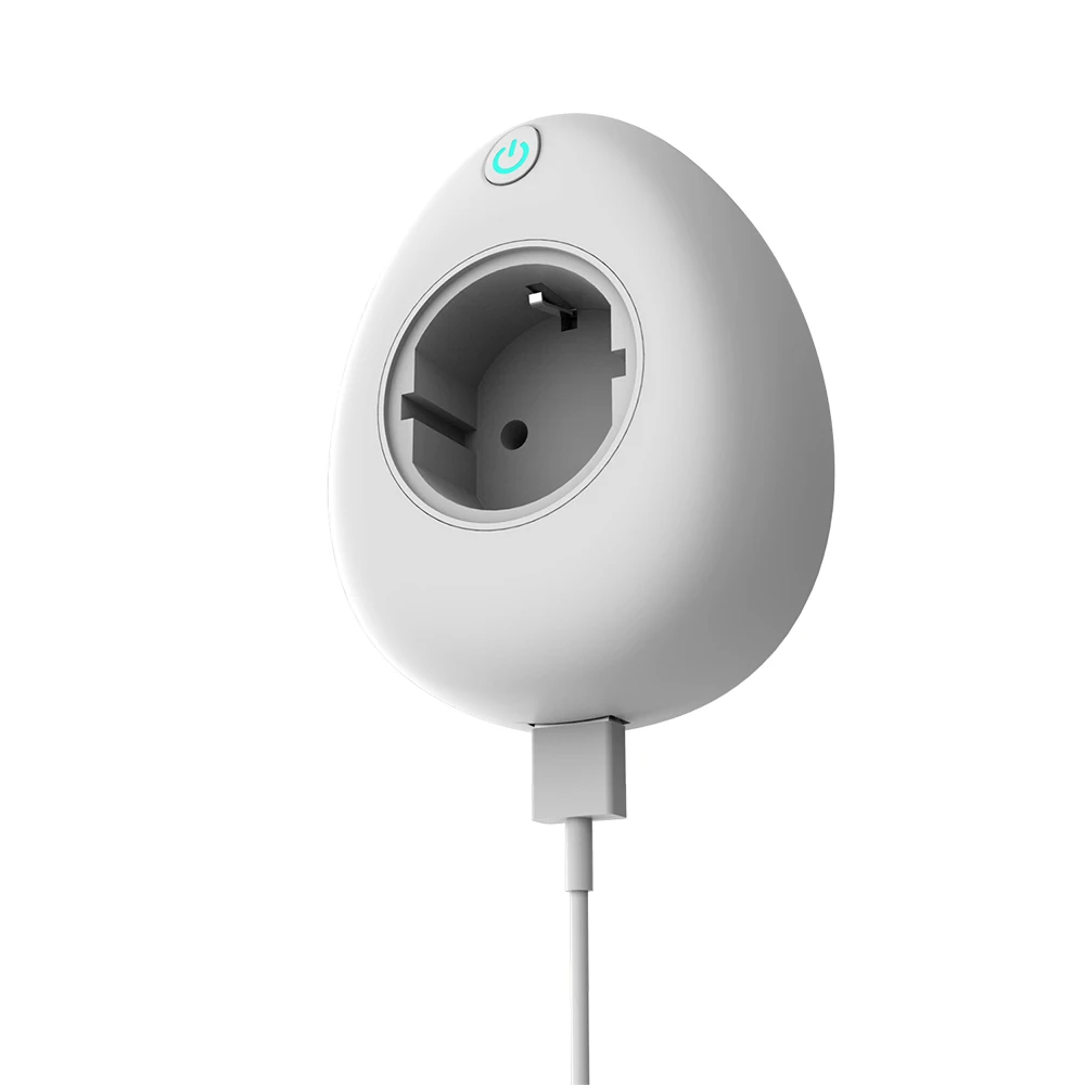 EU Plug Wi-Fi Разъем Smart power розетка EU 16A с монитором питания USB порт умный дом приложение Tuya дистанционное управление работает с Alexa Google Home - Цвет: EU Plug