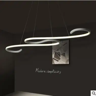 

Post-modern restaurant chandeliers creative personality simple LED bedroom lamps Nordic industrial bar dining room chandeliers