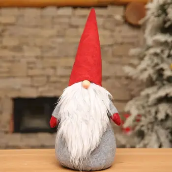 

Christmas Faceless Santa Doll Cartoon Pendant Decor Xmas Tree Desktop Ornaments D08D