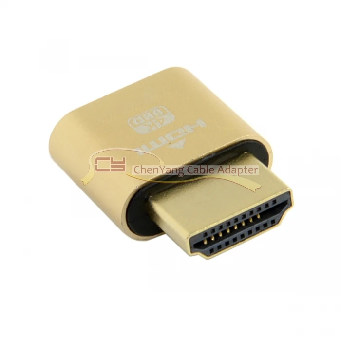 CY виртуальной Дисплей адаптер HDMI/DVI 1,4 DDC EDID заглушка Безголовый призрак эмулятор отображения 1920x1080p@ 60 Гц