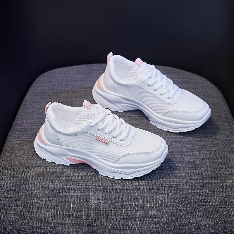 Tenis Feminino Sneakers Women 2021 Breathable Waterproof Wedges Platform Vulcanized Shoes Women's Sports Loafers Casual Shoes