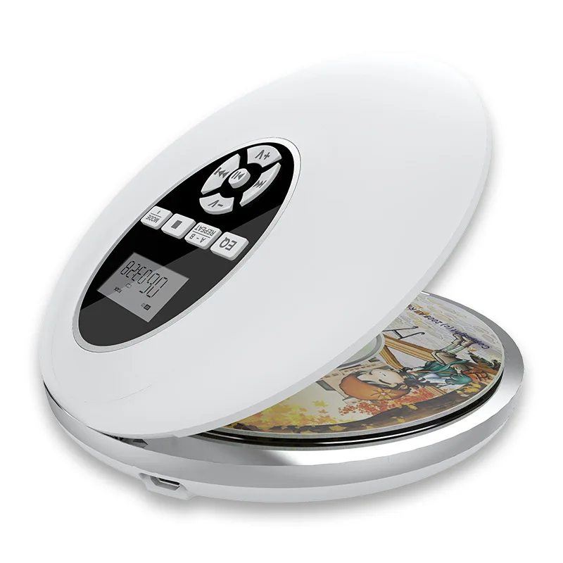 Портативный CD-плеер с Bluetooth Walkman плеер с ЖК-дисплеем аудио 3,5 мм разъем для подарка