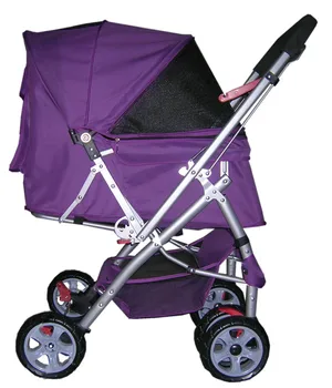 

Dog Carriers Pets and Dogs Strollers Out of The Line Supplies Cats Large Space Breathable Folding Four-wheel