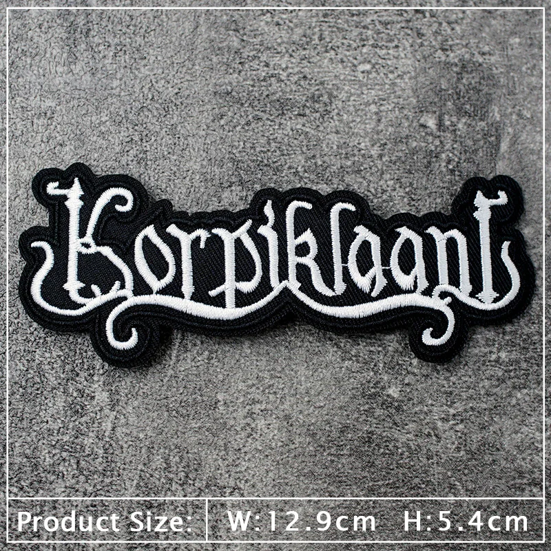 Band Patches Embroidery Applique Clothes Ironing Sewing Supplies Decorative Badges ROCK MUSIC 