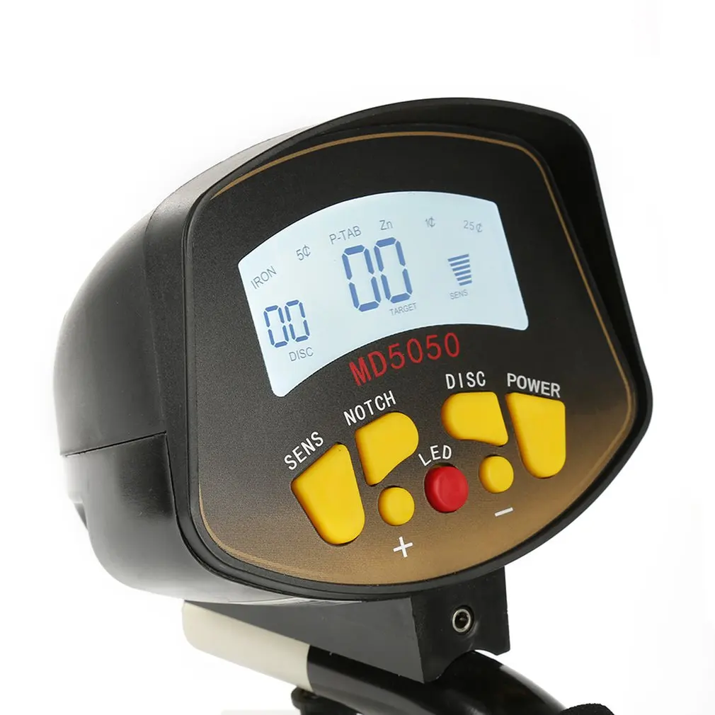 MD5050 Underground Metal Detector High Sensitivity LCD Display Screen Searching Gold Digger Treasure Hunter Finder Scanner