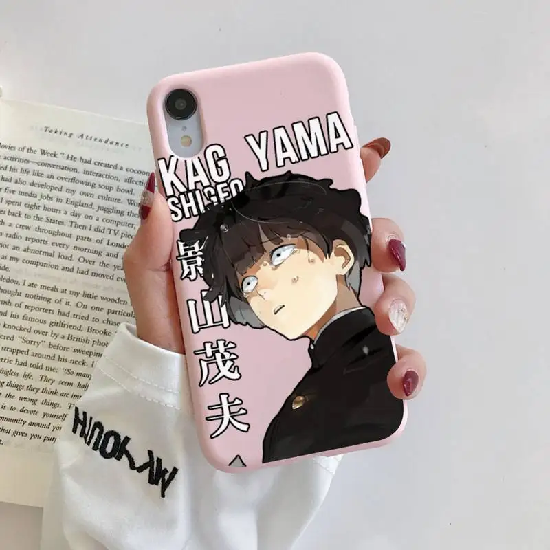 Mob Psycho 100 Anime Phone Case for iphone 13 11 12 mini pro max 7 8 plus 6 6s x xs max xr coque