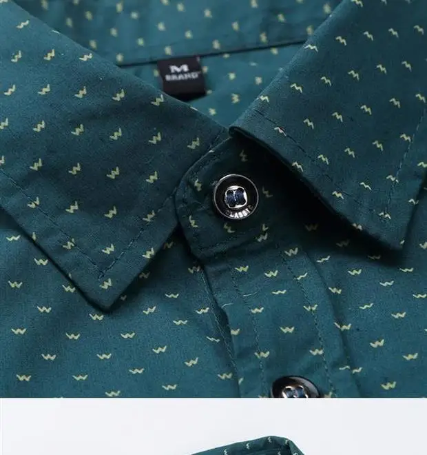 Male Shirts Summer Shirt Men Plus Size Printed Casual Short-Sleeved Tops Slim Fit Shirt White Modis Clothing Camisa Masculina