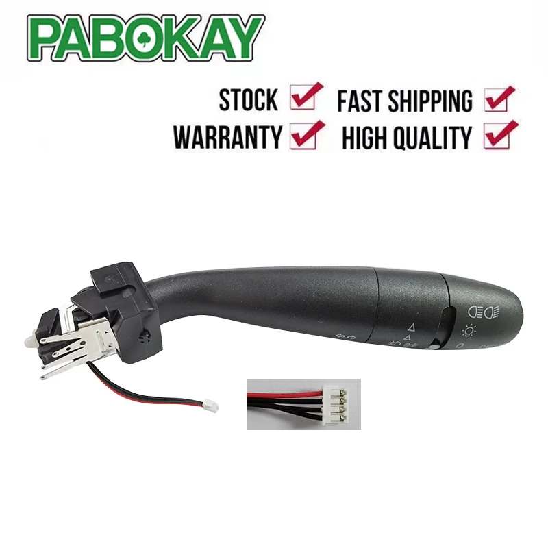 Pelearse Aprovechar Genealogía Steering Column Indicator Switch Stalk Turn Signal Headlight For Peugeot 307  with Auto Function COM 2000 - AliExpress
