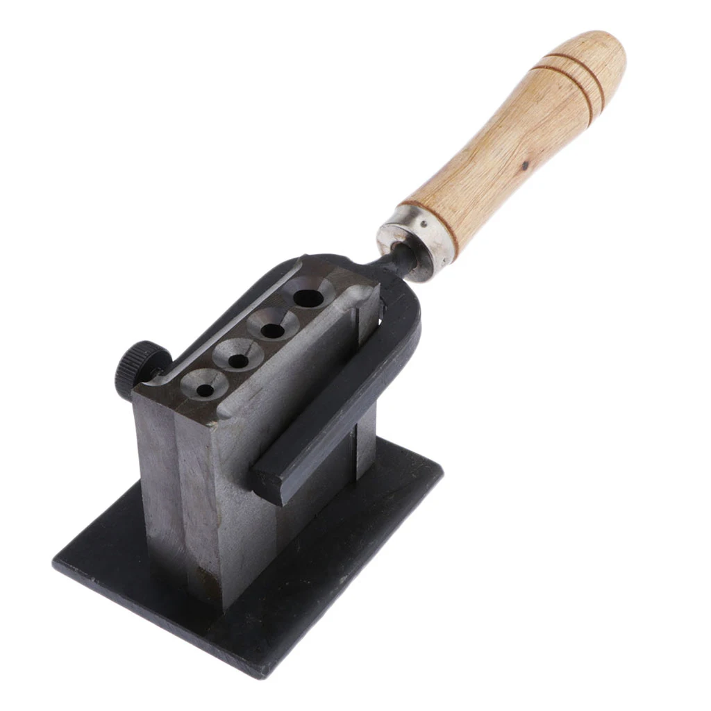 Graphite Ingot Mold Melting Casting Mould for Gold Silver Nonferrous Metal, Hole Dia 4/5/6/7mm