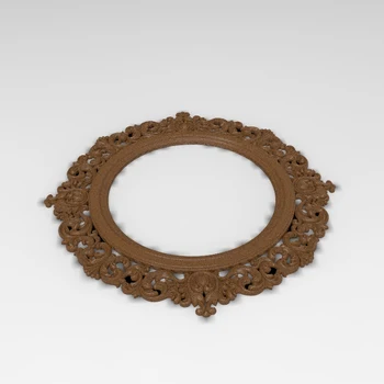 

Round accurate design frame 3D model STL format CNC router carving ArtCAM Aspire Type3 engraving carving 278MB file A1181