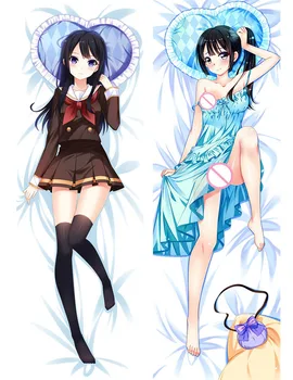 

Anime hibike! euphonium Body Pillow Cover Case Sexy Girls Pillowcase Peach Skin 2 Way Throw Pillow case