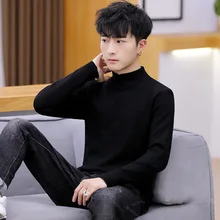 ^#Cheap Turtleneck Mens Sweaters Long Sleeve Core Yarn Boss Sweater Men High Quality Men Knitting Sweater Warm Sweater ^#Cheap Turtleneck Mens Sweaters Long Sleeve Core Yarn Boss Sweater Men High Quality Men Knitting Sweater Warm Sweater