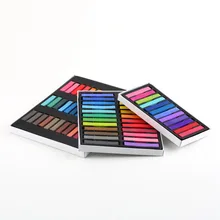 В виде бабочек, новинка, 12/24/36 Цвета нетоксичный мягкие мелки для волос Пастель набор временная краска-мелок персонализированные Красота волос Цвет для Сделай Сам DIY бигуди для волос Стиль